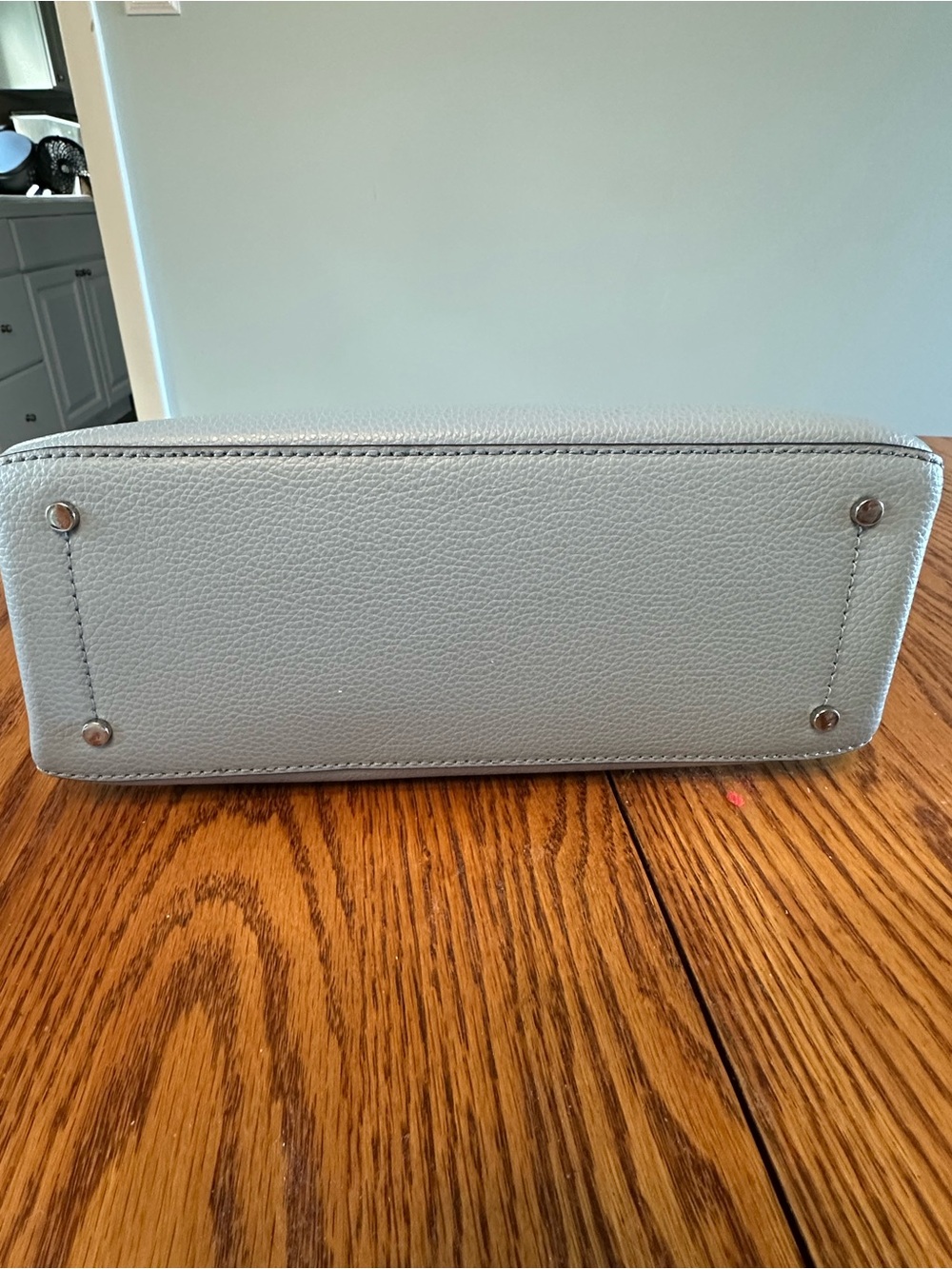 Kate Spade Light Blue and Navy Blue Leather Purse/Handbag with Matching Wallet - Picture 11 of 15